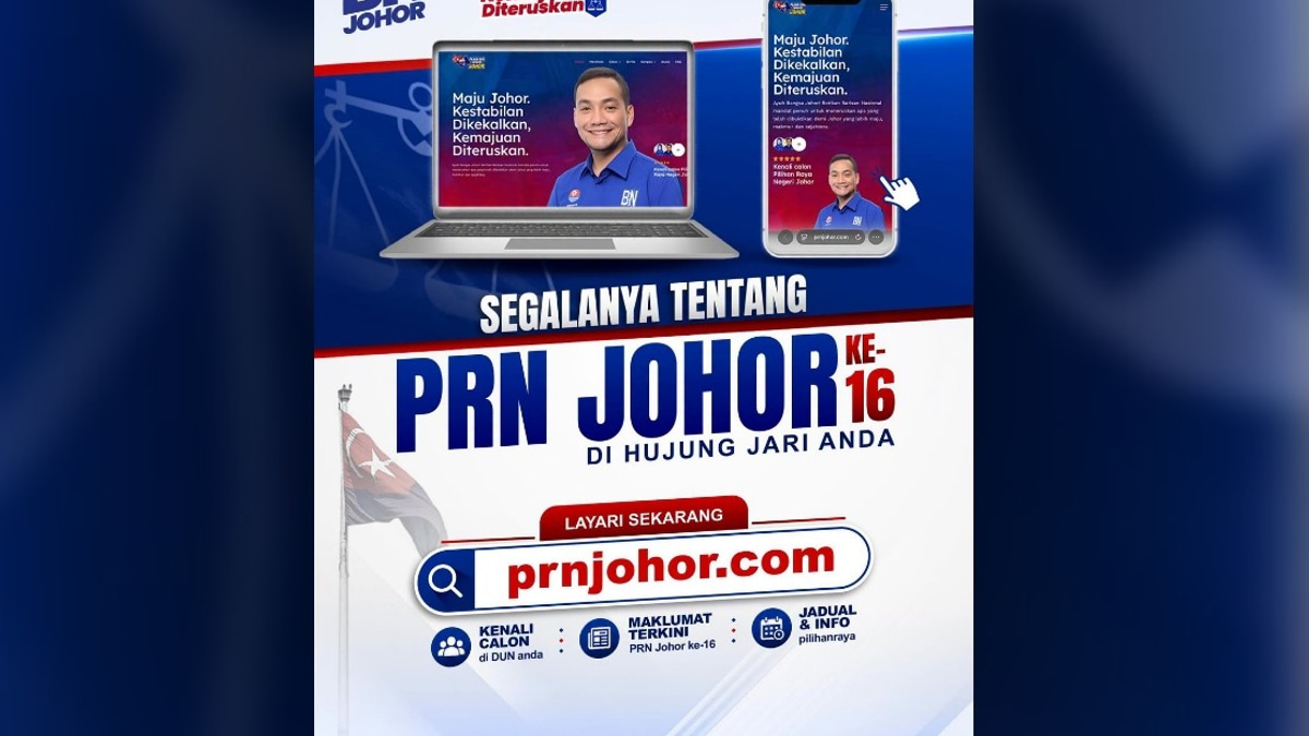 BN Directs Johor Voters to Official Portal for Candidate Information
