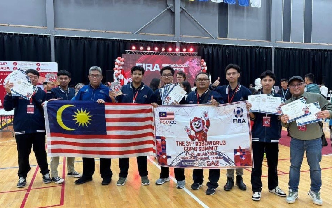 Malaysia's POLYCC Teams Shine at International Robotics Competition with 14-Medal Haul