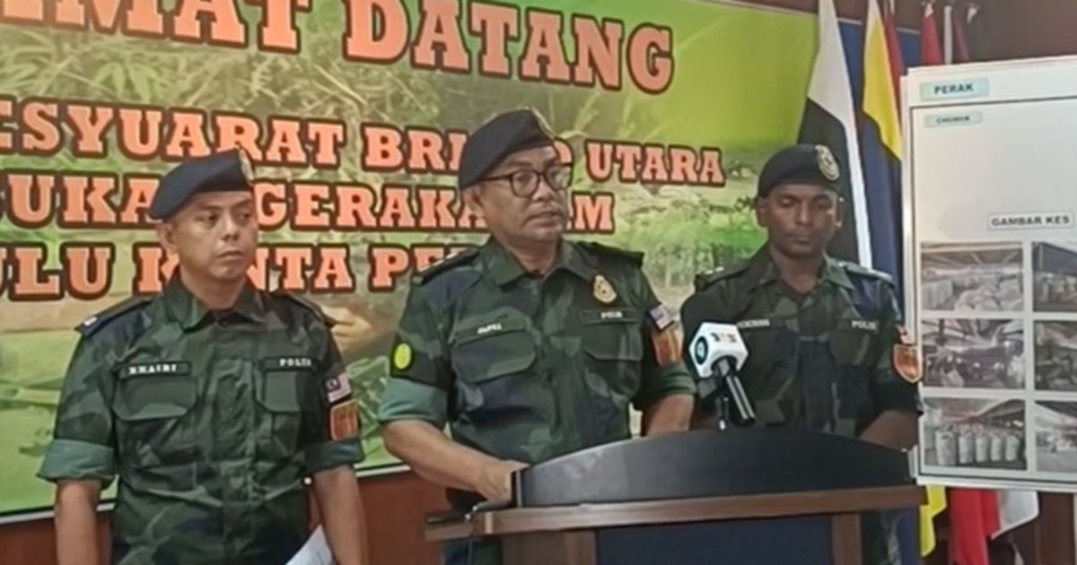 GOF seizes RM31.7 million in minerals, equipment in Perak and Kedah crackdown
