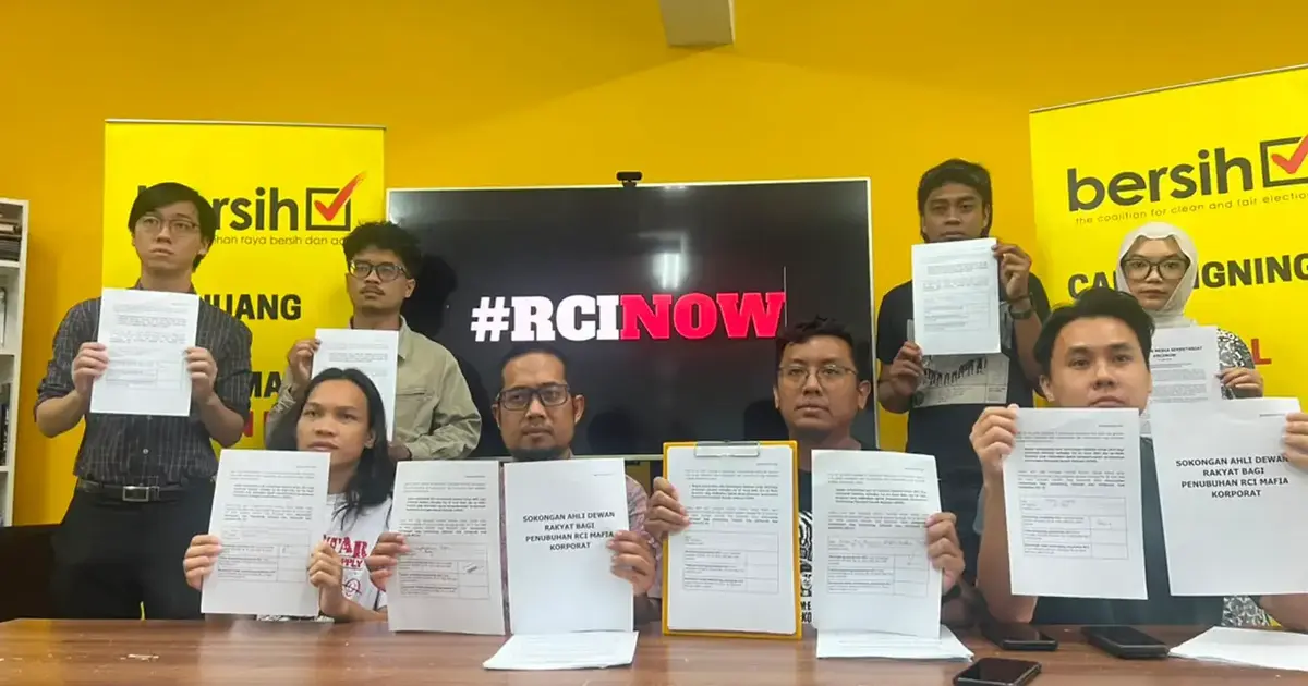 Bersih Says 34 MPs Support Royal Commission of Inquiry into Corporate Misconduct