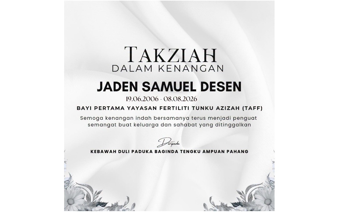Tunku Azizah Mourns Death Of TAFF's First IVF Baby