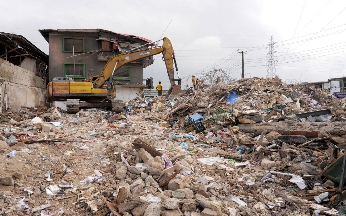 Nine Confirmed Dead as Lagos Shopping Complex Collapse Claims Lives, 27 Rescued